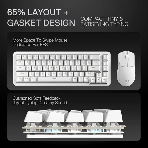 3-Layer Noise Dampening Gaming Keyboard