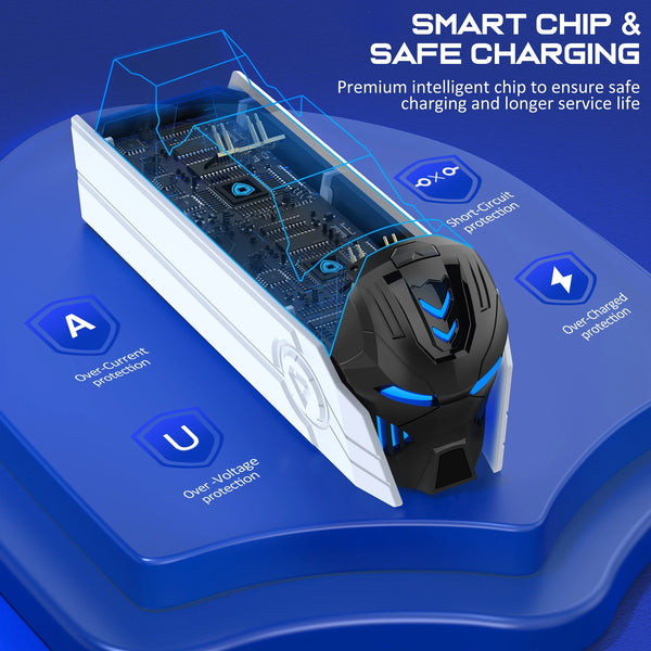Dual Fast Charger Stand for PS5 DualSense Controllers